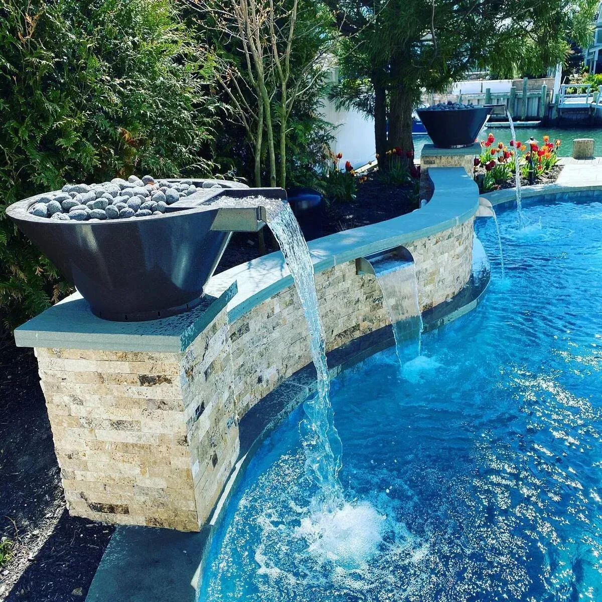 waterfall installation in melville ny