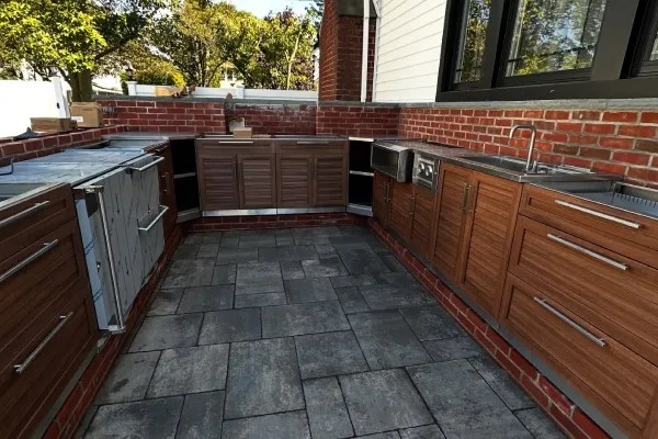 outdoor kitchen contractor in melville ny