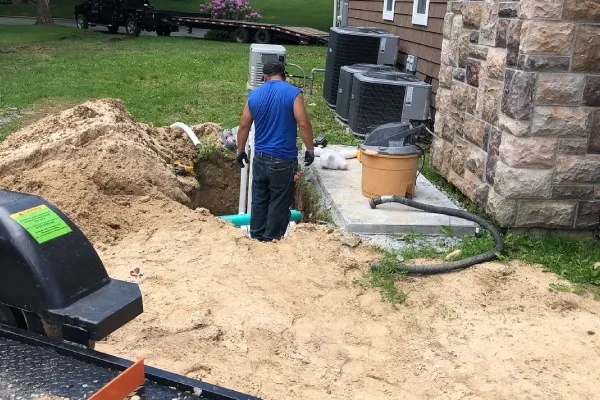 professional french drain installation services in melville ny
