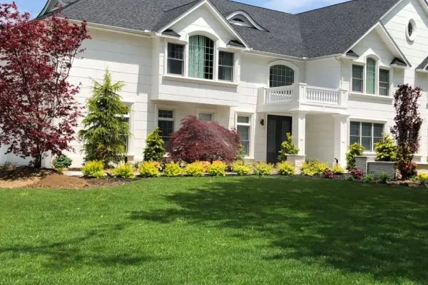 residential landscape installation in melville ny