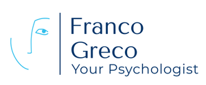 A logo for franco greco , a psychologist.