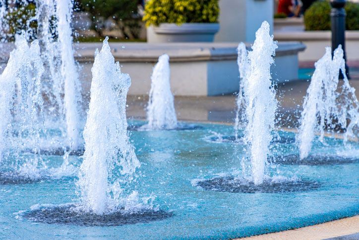 Children's splash pad water spray 