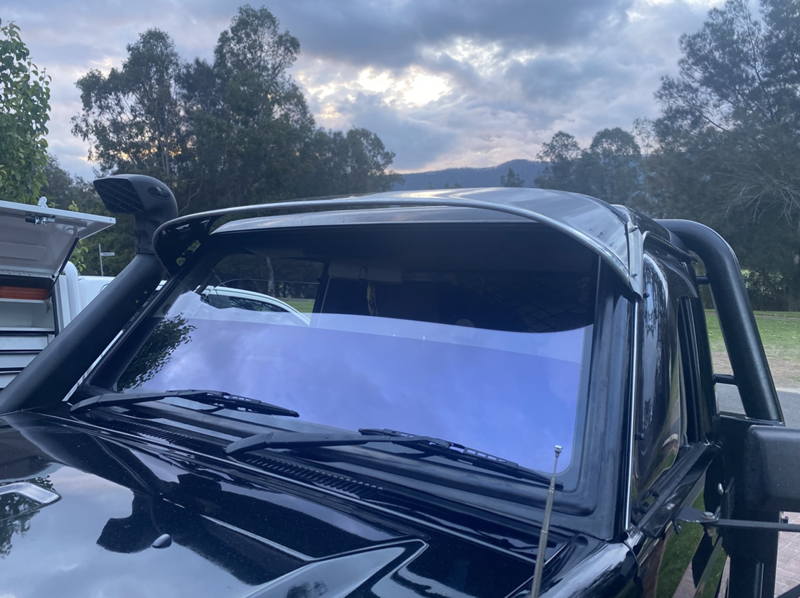 recently replaced windscreen