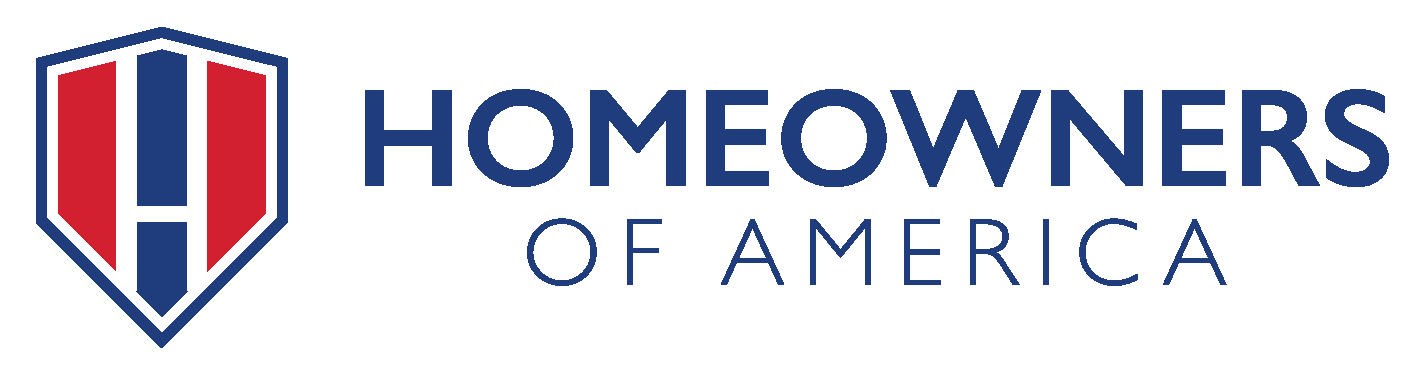 A blue and white progressive logo on a white background