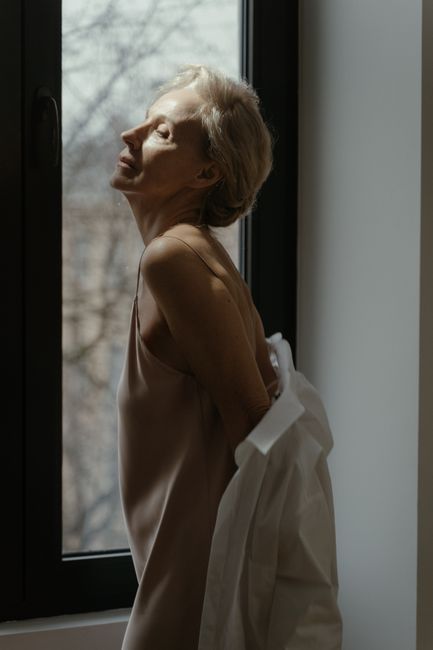 Woman with natural facial volume after Sculptra in Seoul