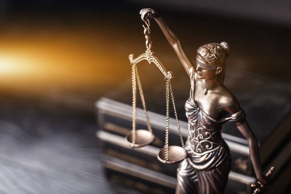Scales of Justice Statue