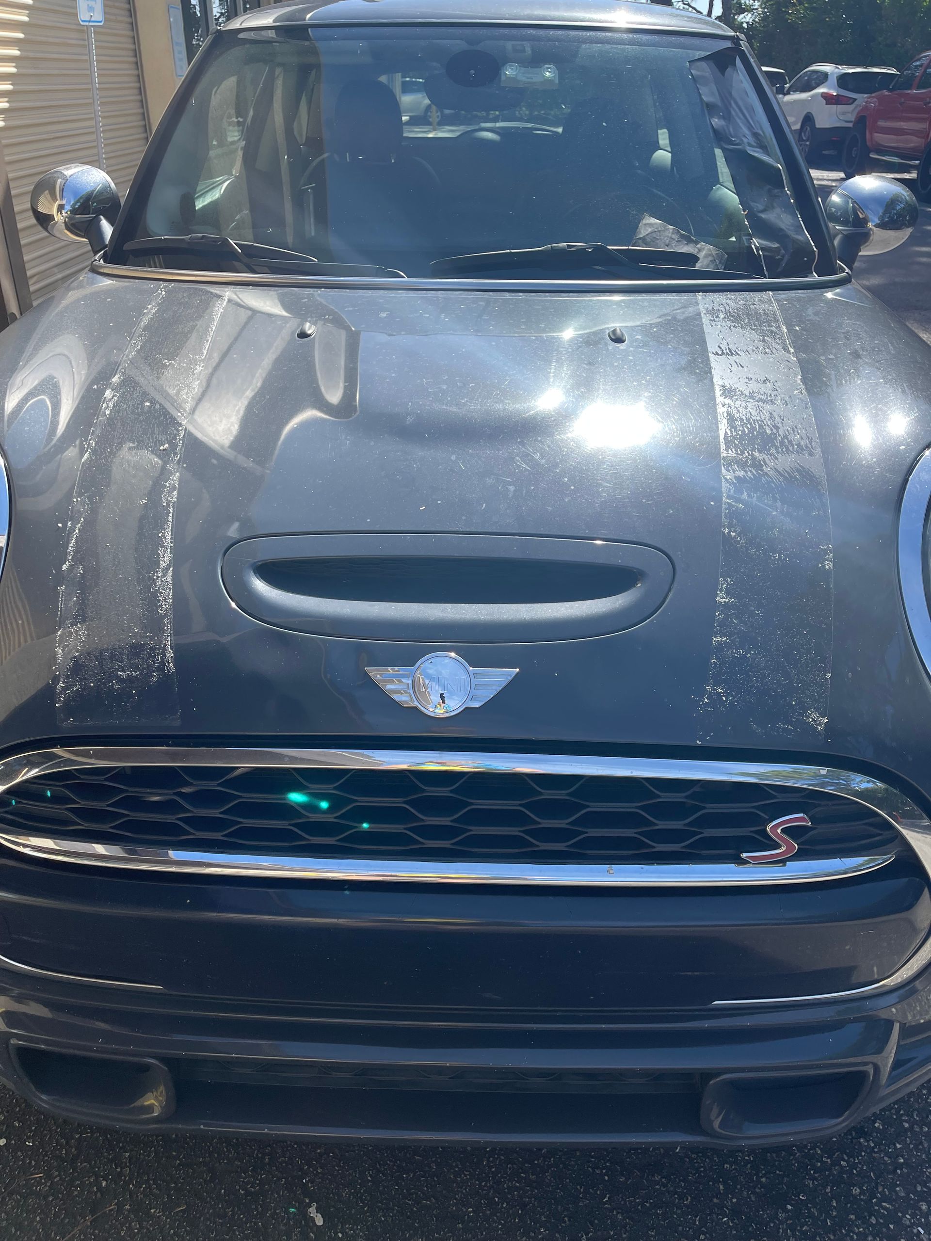 Before PPF Vinyl Stripes