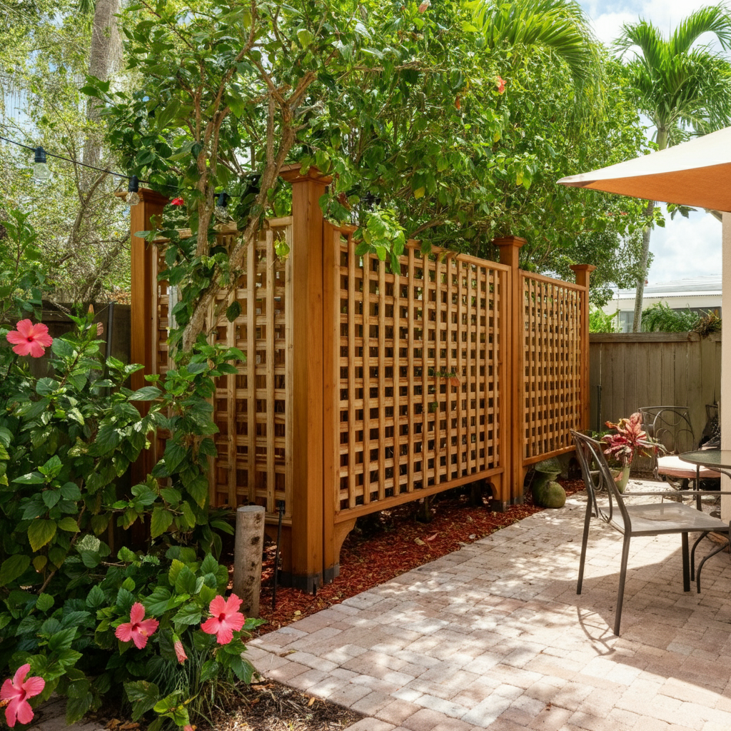 Outdoor Privacy Screen in Broward County, FL