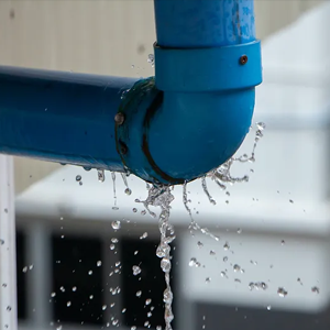 leaking water pipe