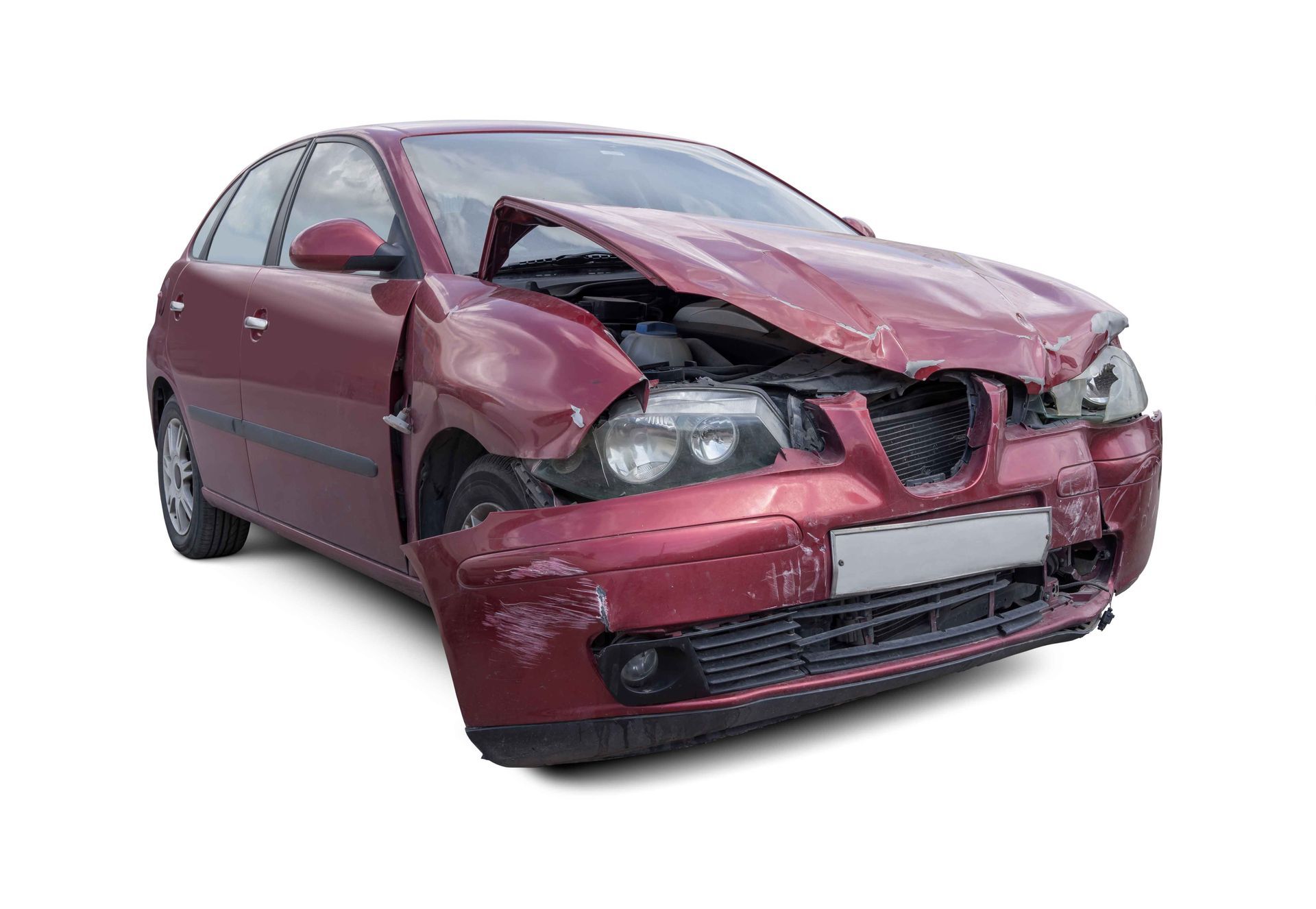 Damaged Car — Pittsburgh PA — Ray Donch Body Werks and Auto Repairs Damaged Car — Pittsburgh PA — Ray Donch Body Werks and Auto Repairs