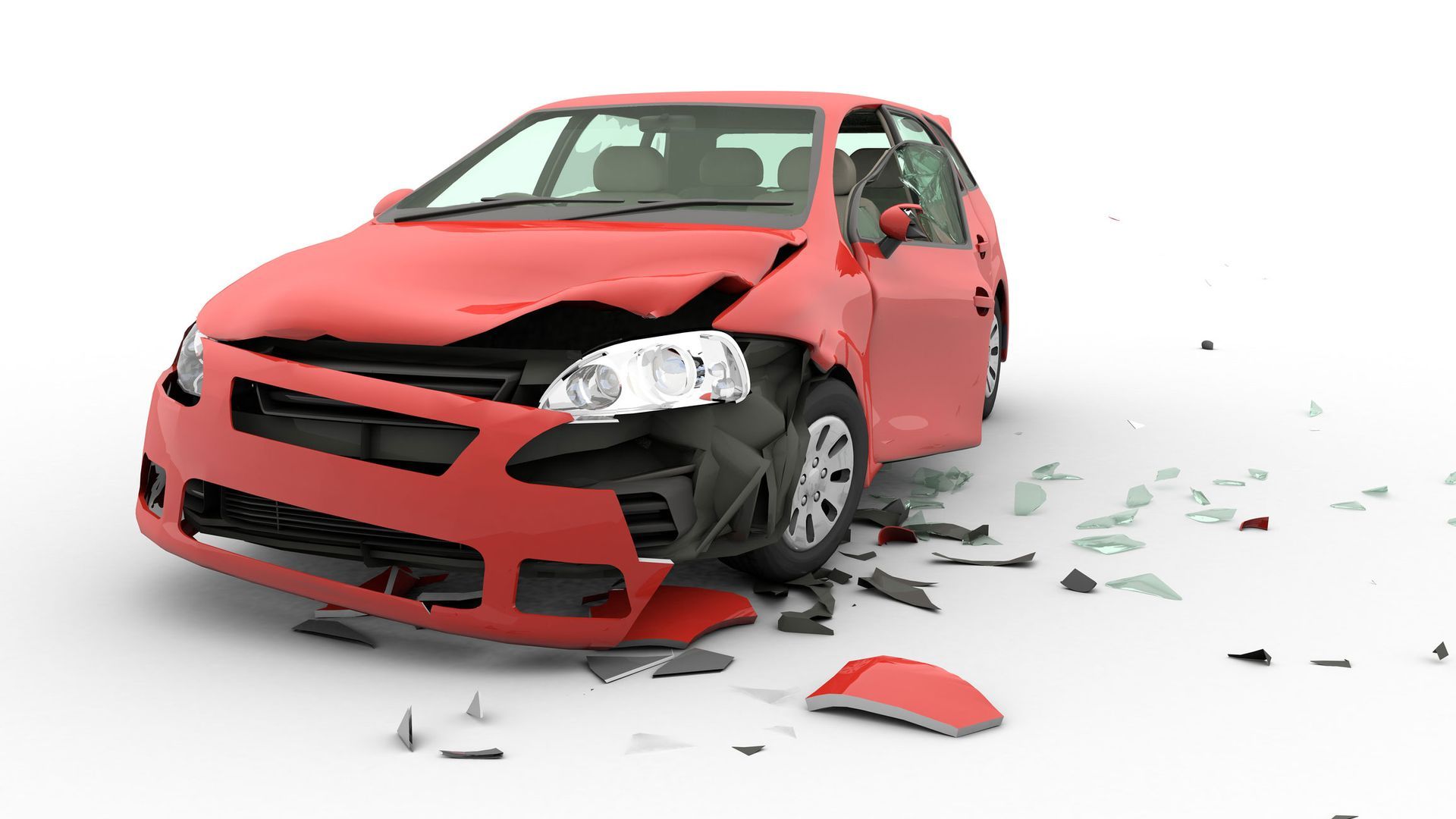 Red Car — Pittsburgh PA — Ray Donch Body Werks and Auto Repairs