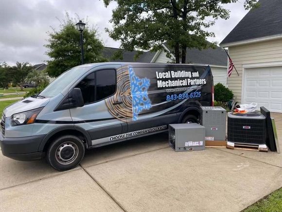Local Mechanical Heating & Air Service Truck — Summerville, SC — Local Mechanical Heating & Air