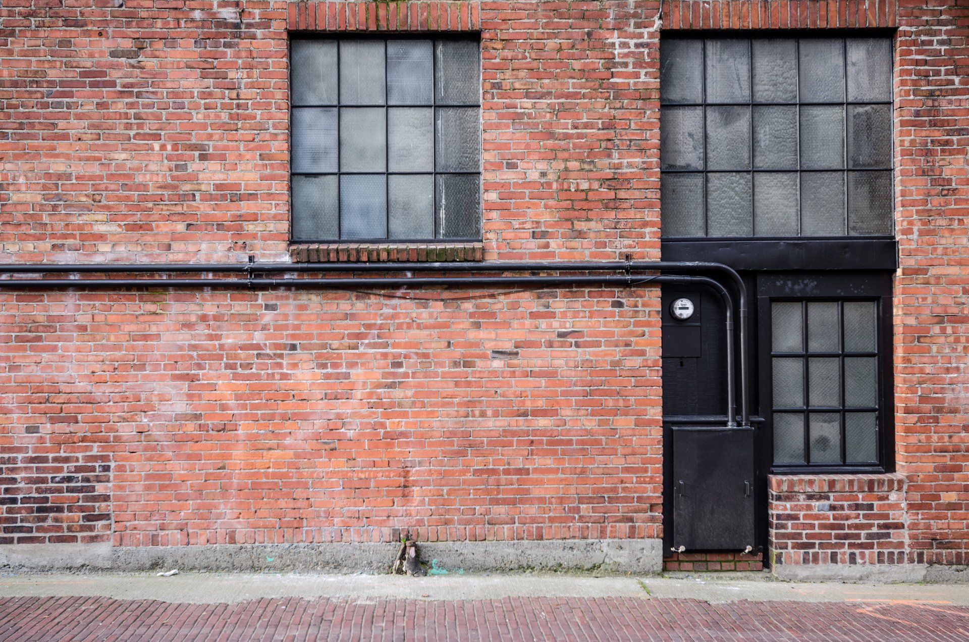 red brick building