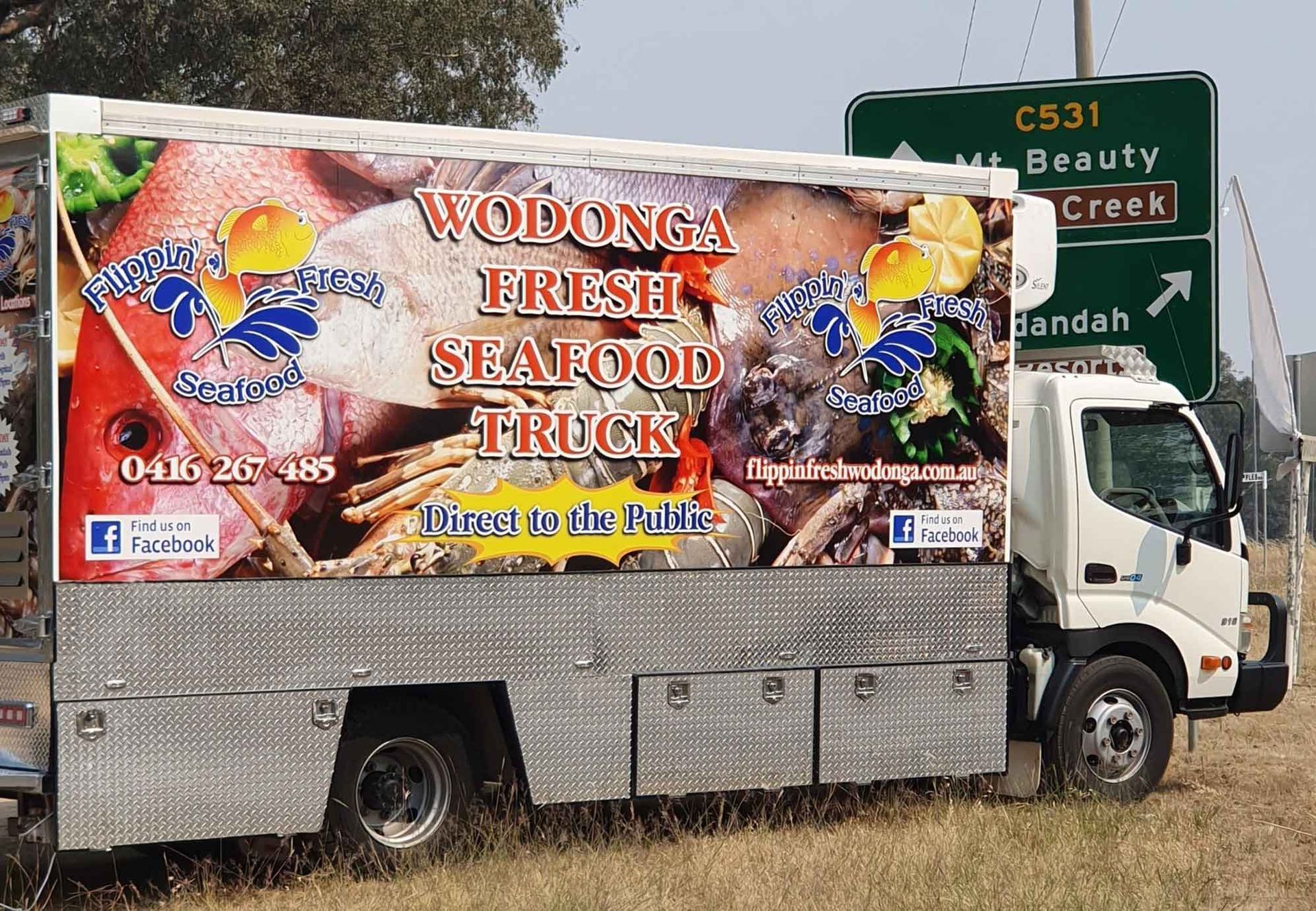 Wodonga fresh Seafood truck