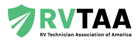 The logo for the rv technician association of america