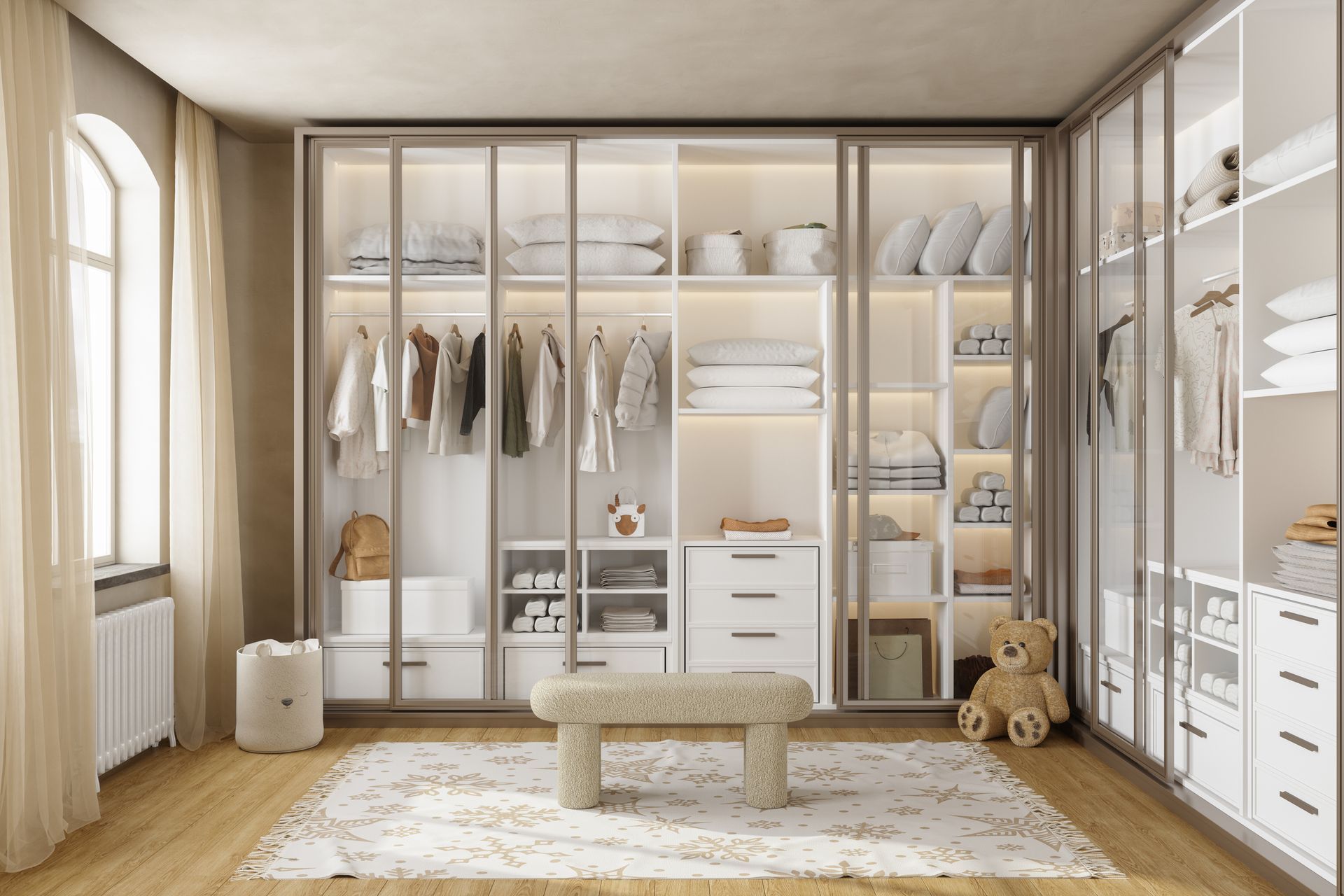 kids walk in closets