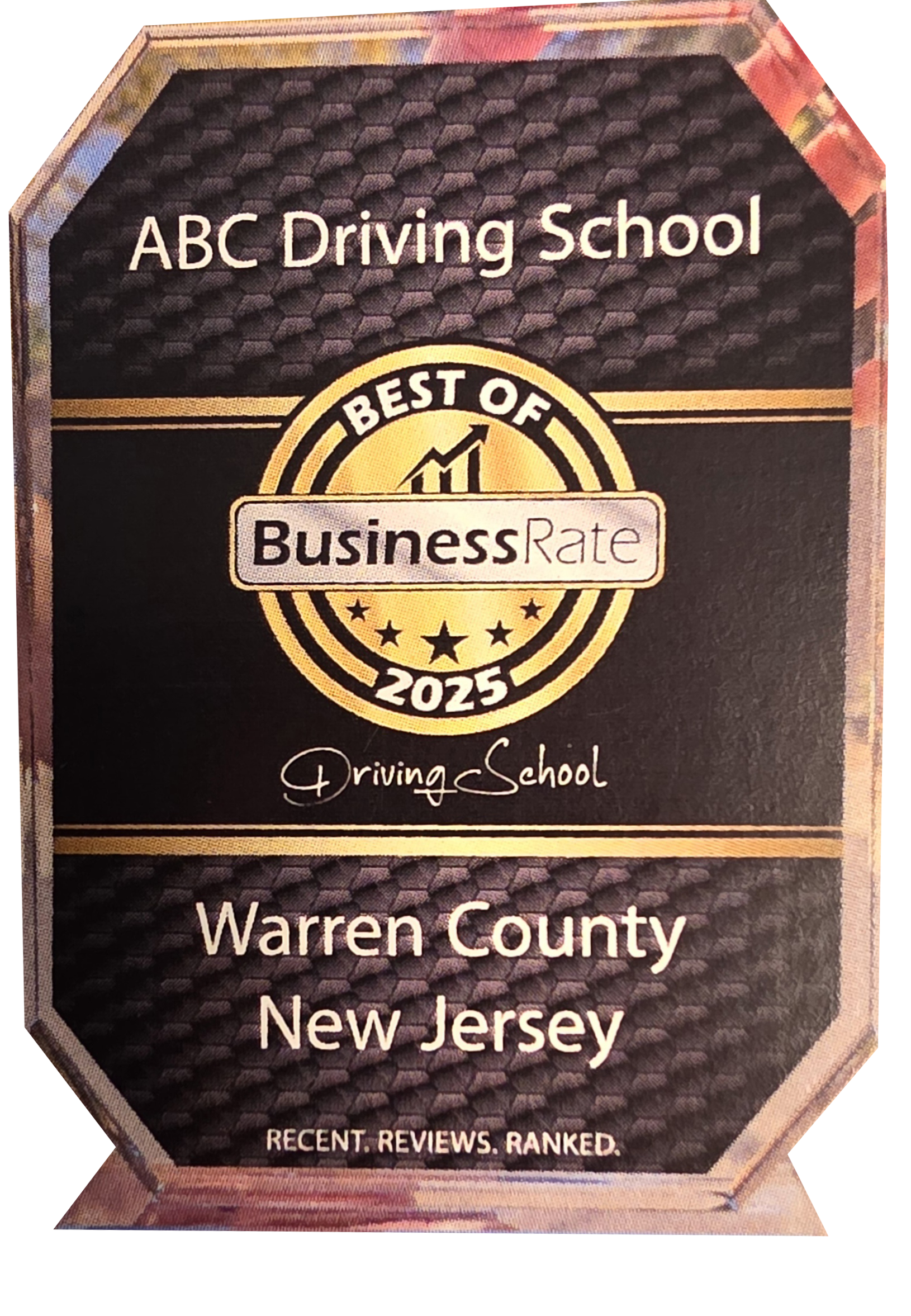 Trophy for ABC Driving School, 