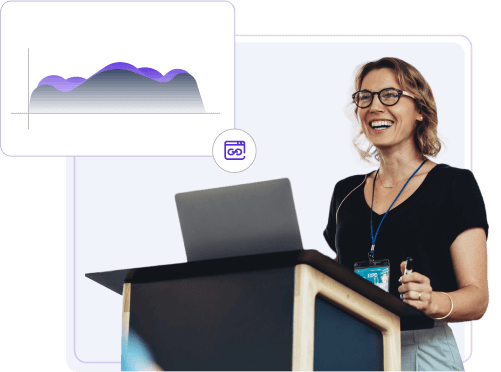 Conhecimento sobre Machine Learning Mulher sênior explicando sobre o Machine Learning