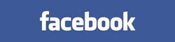 The facebook logo is on a blue background