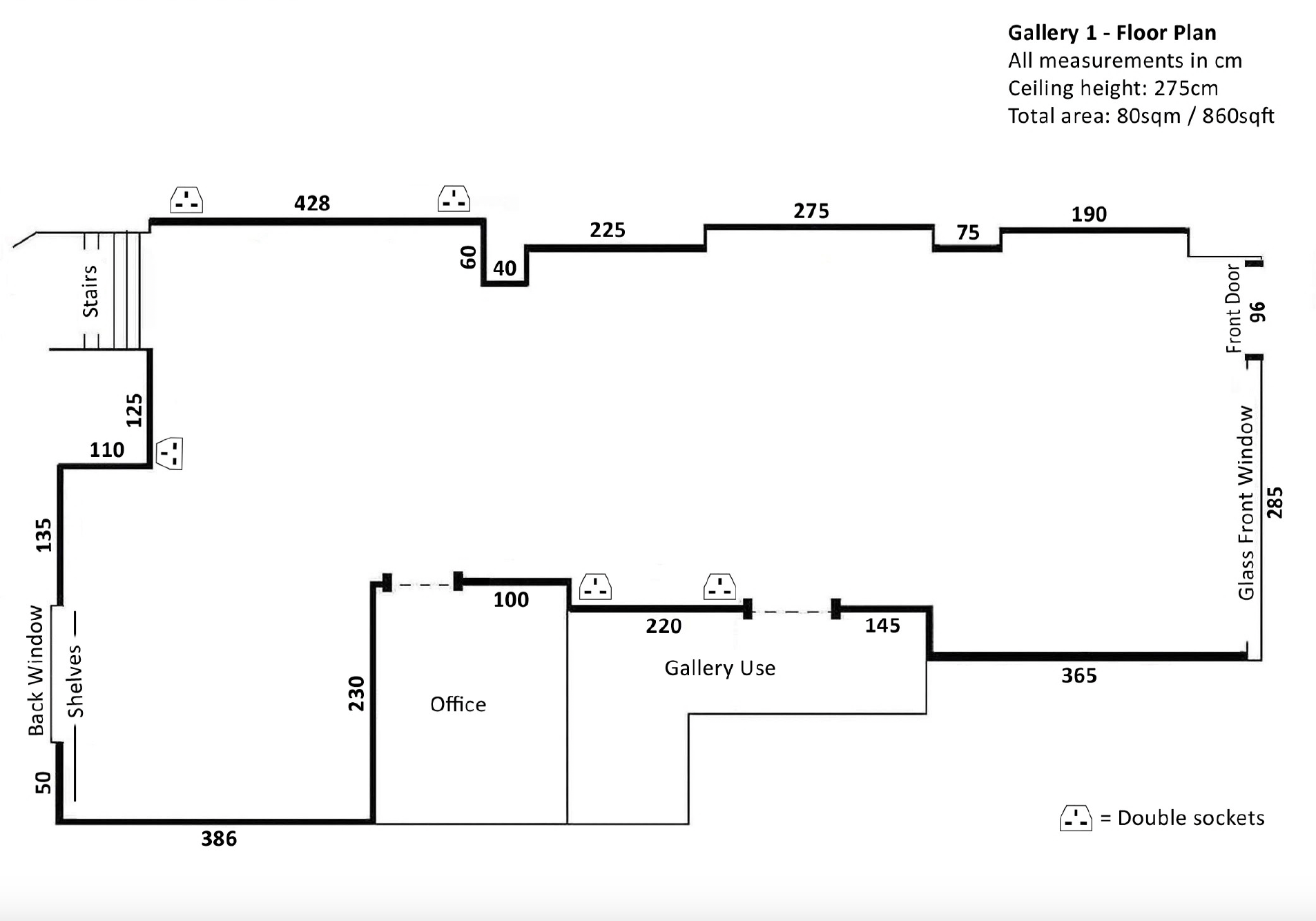 A black and white floor plan of a building