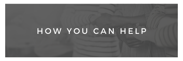 White text “HOW YOU CAN HELP” on a dark gray banner background