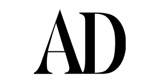 Architectural Digest logo with "AD" in a serif font.T