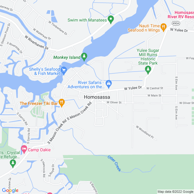 Map of business location