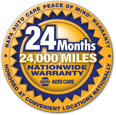 24 Months 24,000 Miles Nationwide Warranty NAPA Auto Care | Tony's Culver Atlantic