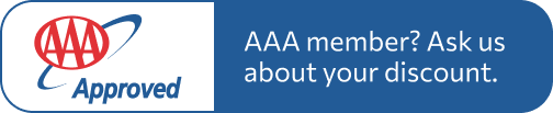AAA Approved logo - AAA Member? Ask us about your discount | Tony's Culver Atlantic