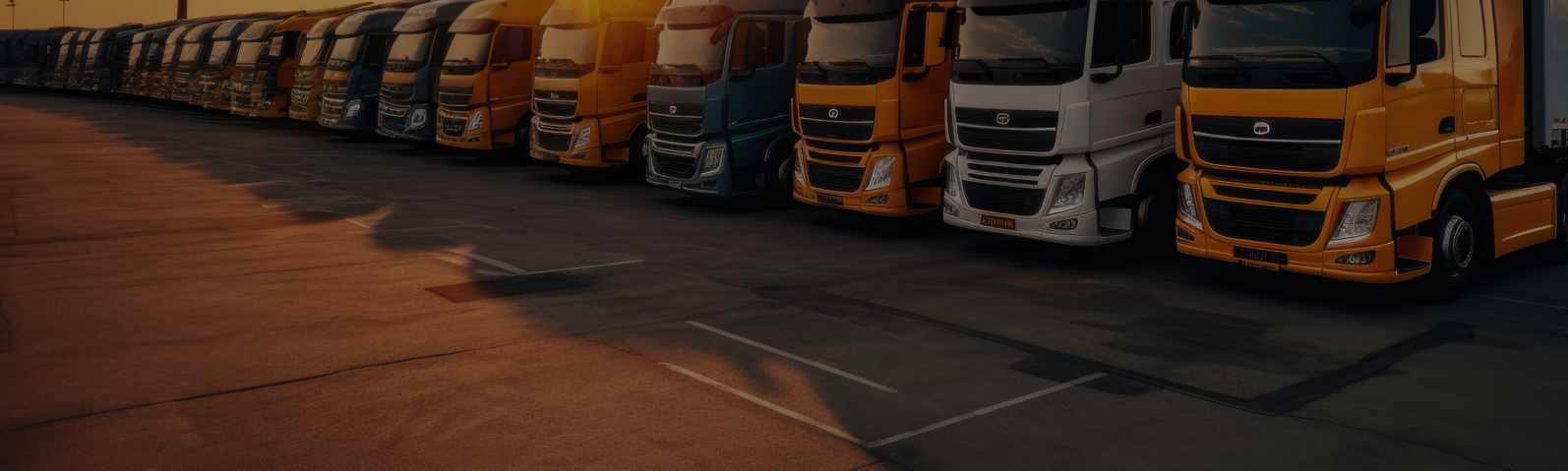 Fleet Service in Rochester, NY, row of fleet vehicles parked outside | Tony's Culver Atlantic