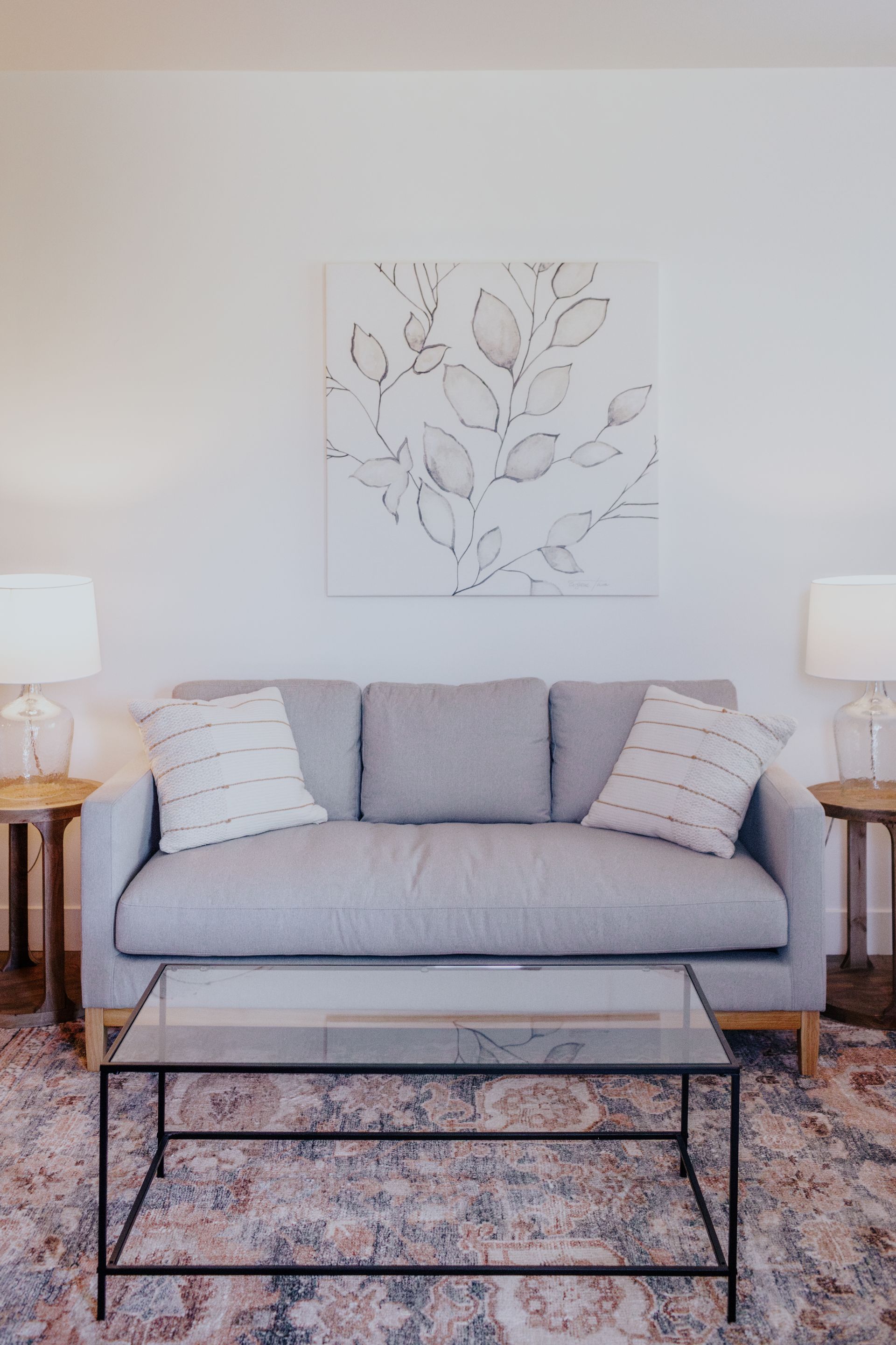 Spacious living room