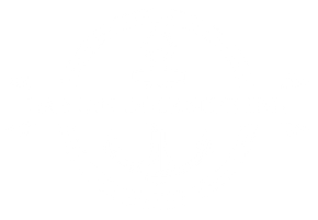 White Darien Dockside Inn logo with transparent background