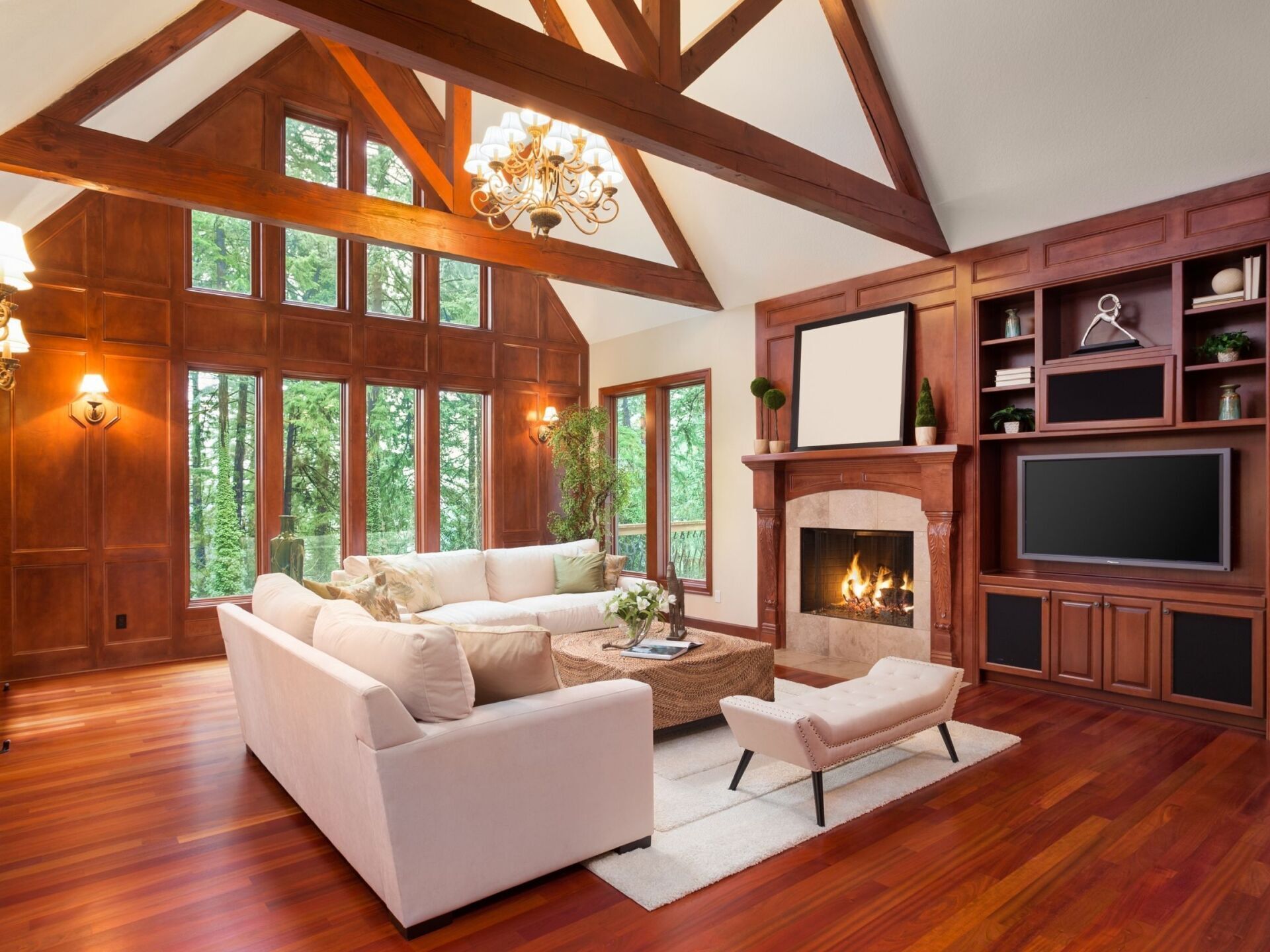 room with natural wood and hardwood floors in Halifax