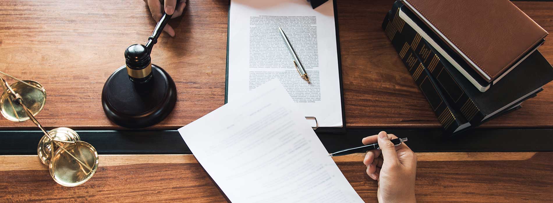 documents on desk