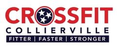 The logo for crossfit collierville fitter faster stronger