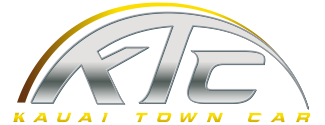 Logo for Kauai Town Car, with