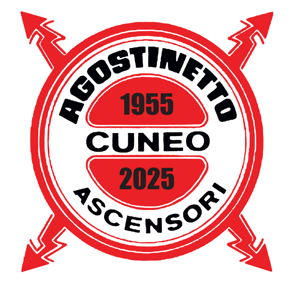 Logo rosso e bianco per 