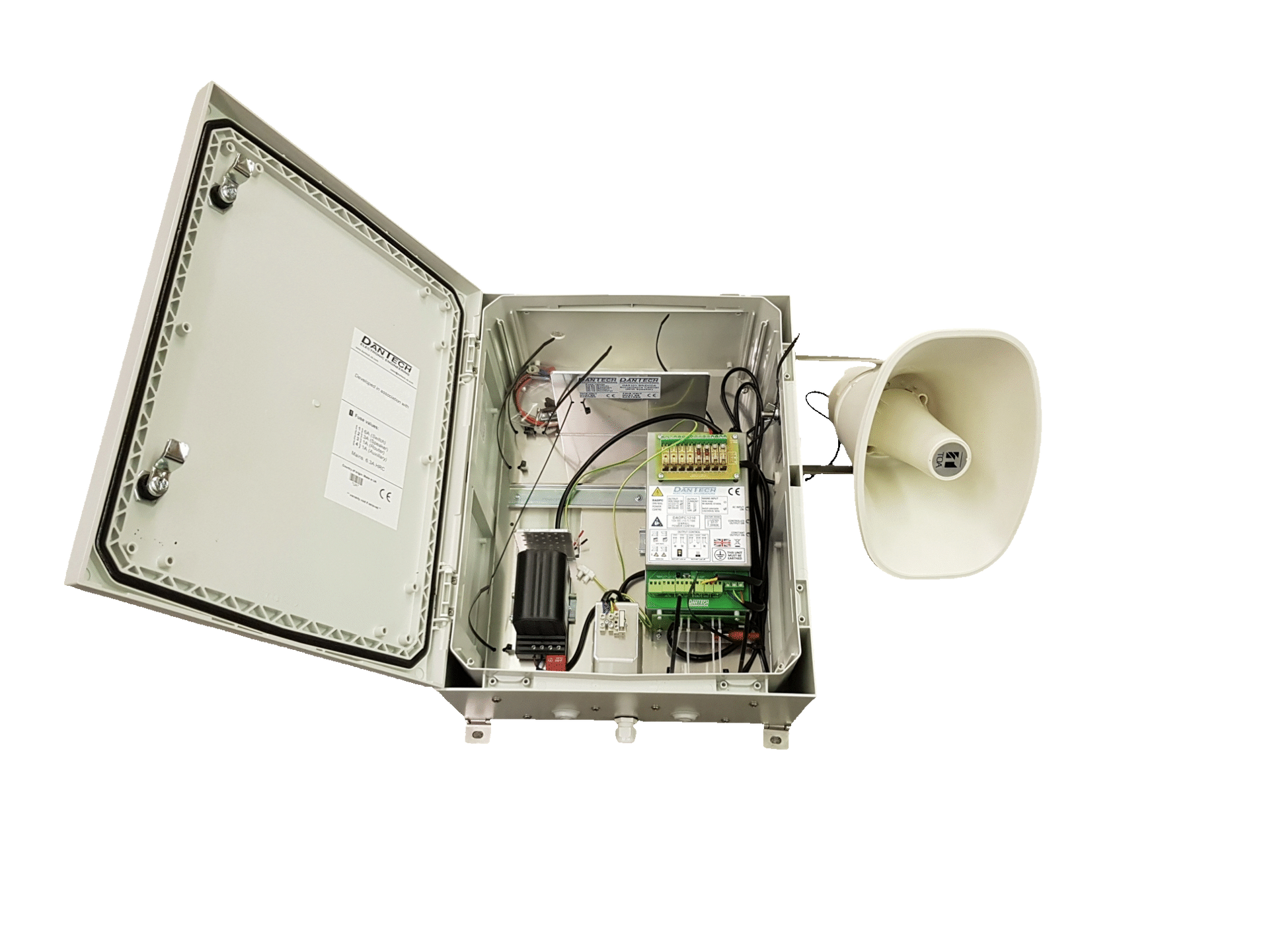 External Surveillance Power Supply with Speaker