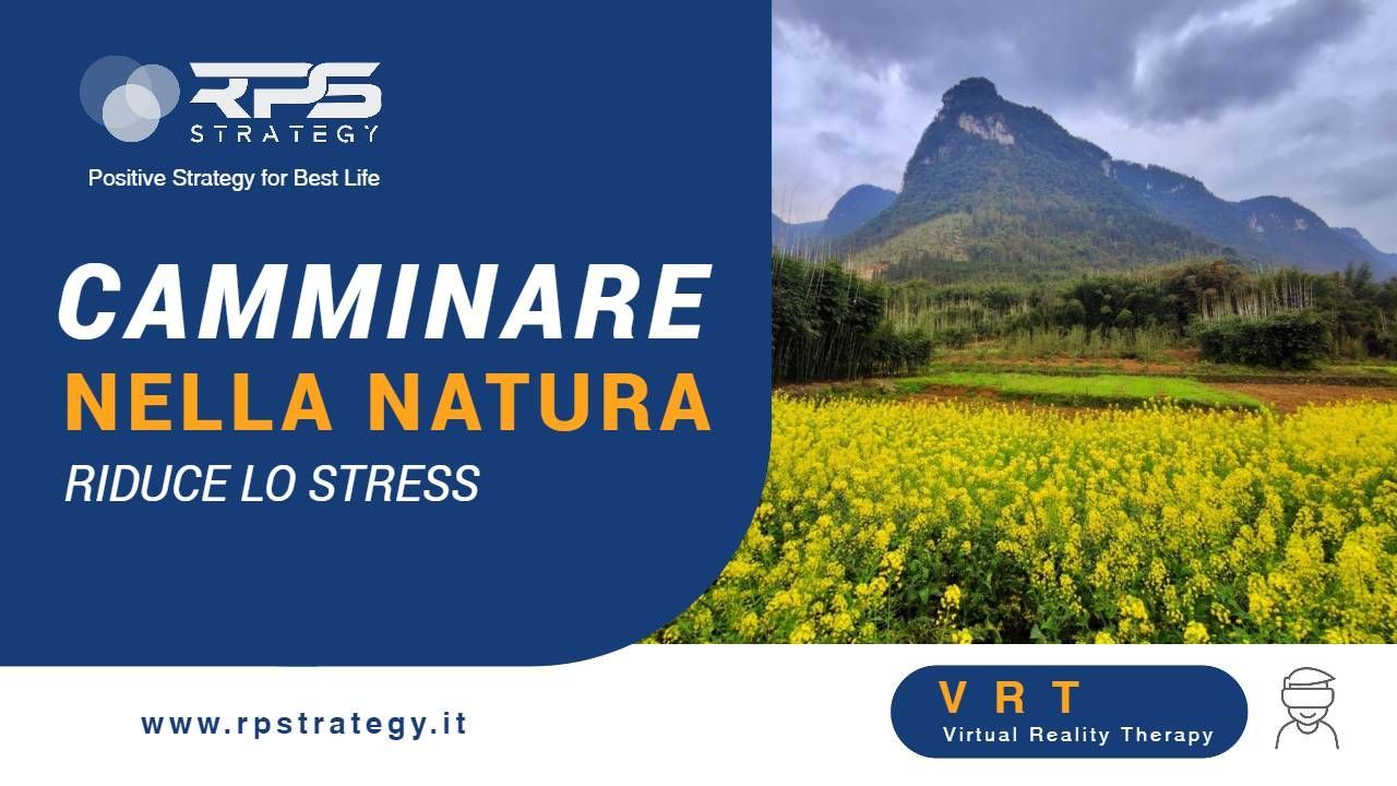 Camminare nella natura riduce lo stress Camminare nella natura riduce lo stress