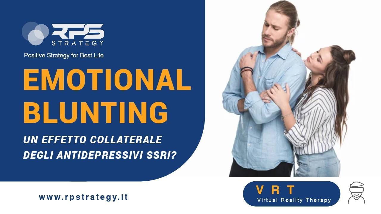 Effetti collaterali antidepressivi SSRI emotional blunting Effetti collaterali antidepressivi SSRI emotional blunting escitalopram