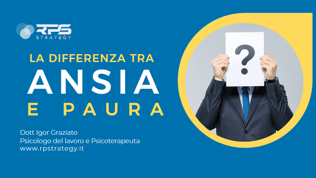 La differenza tra ansia e paura