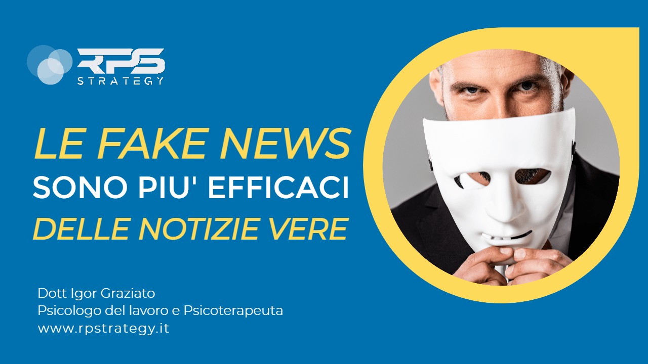 Le fake news si diffondono più velocemente delle notizie vere