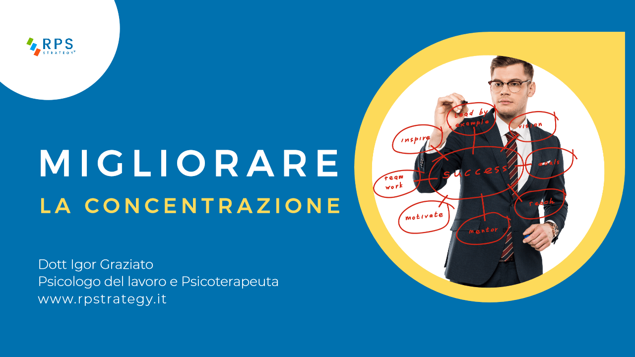 Migliorare la conentrazione sul lavoro e nello studio