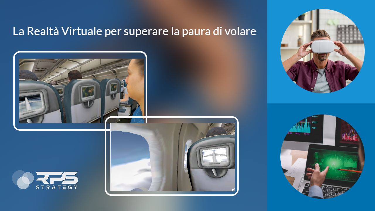 Vincere la paura di volare con la realtà virtuale