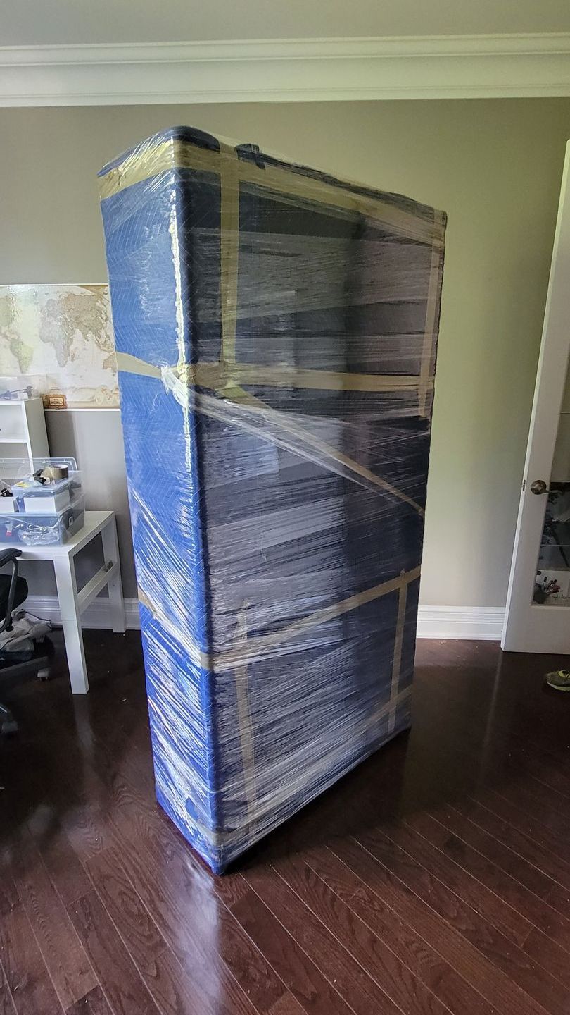 fridge ready for moving
