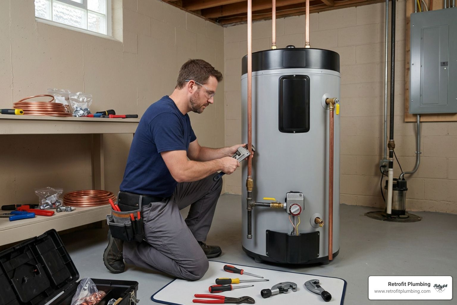 gas water heater installation