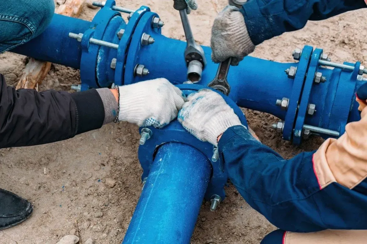 fixing pex water line