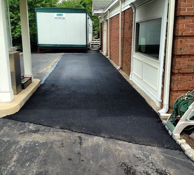 commercial paving project