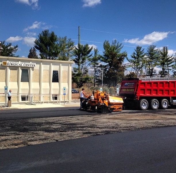 commercial paving project