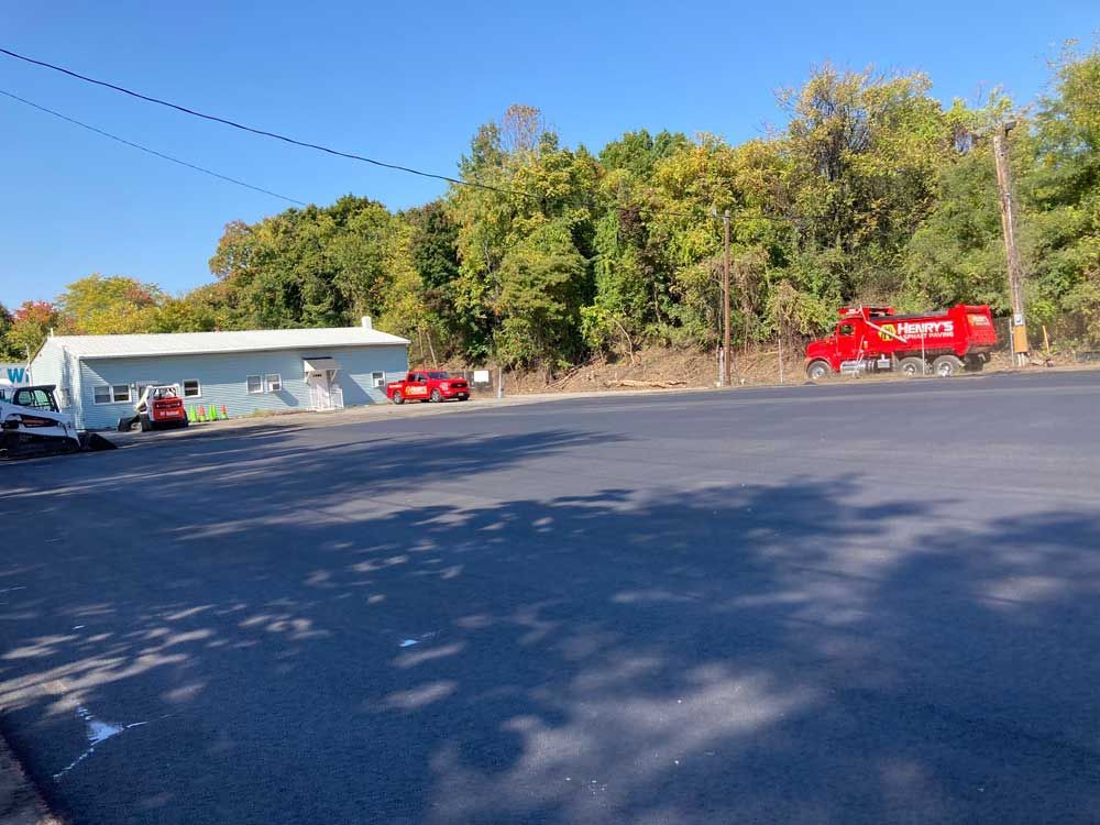 commercial paving project